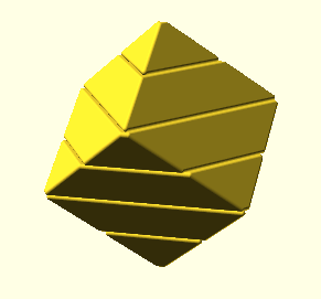 2-2-2 sliced cube