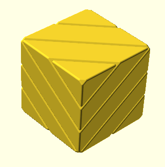 3-2-2 sliced cube