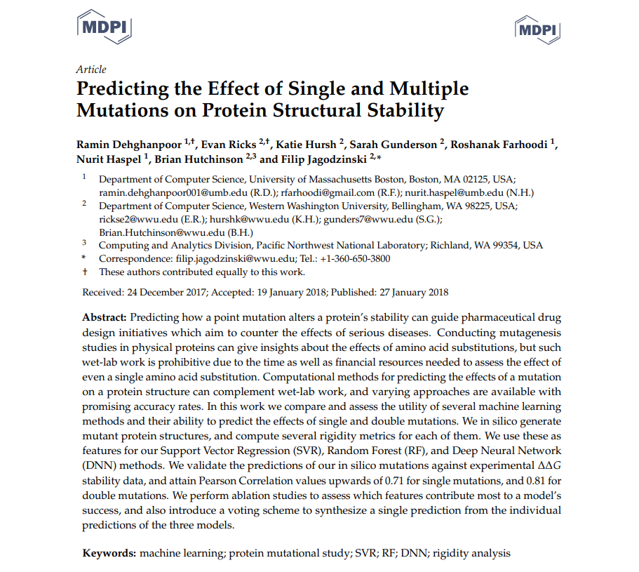 Predicting the Effect of Single and Multiple Mutations on Protein Structural Stability