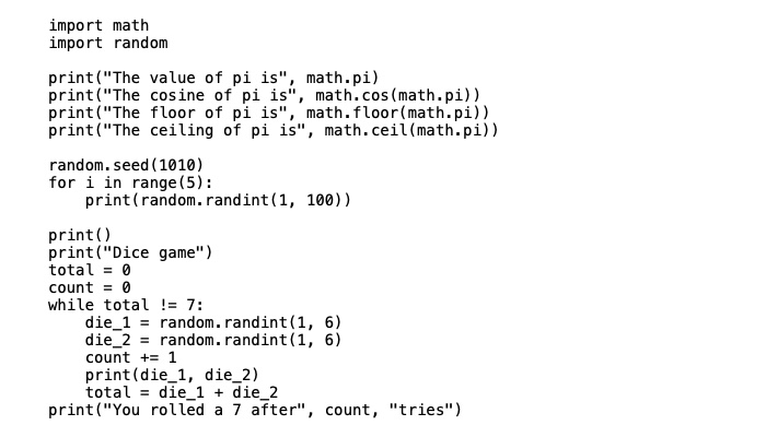 Introduction To Python Class 13 Exercise